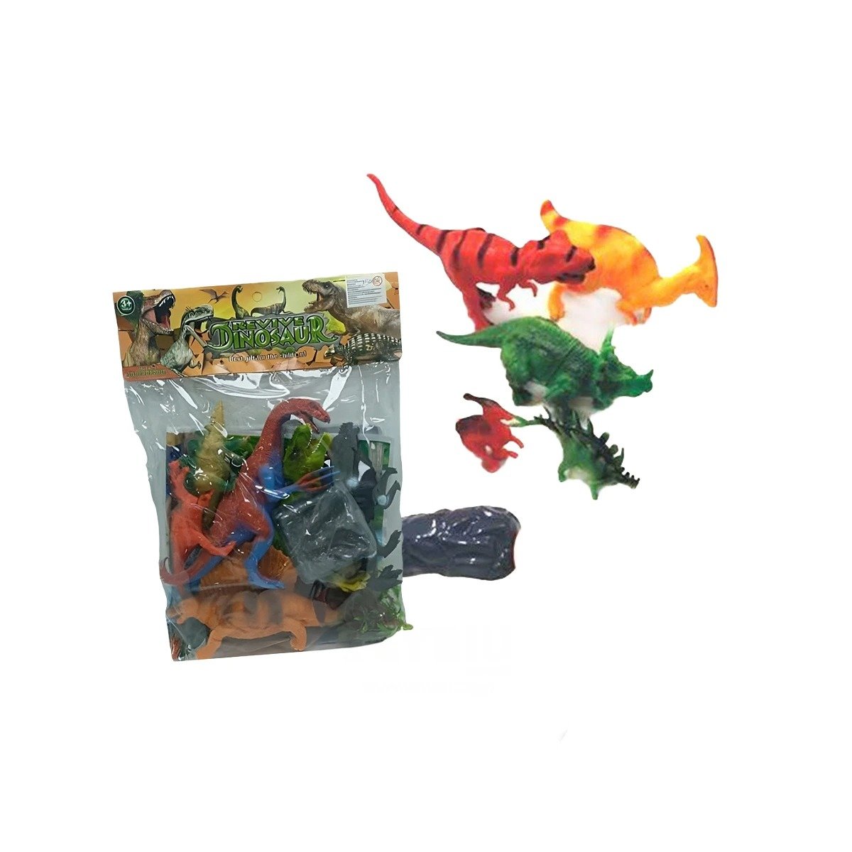 PAQUETE DE DINOSAURIOS MIXTO CON ACCESORIOS PARA DIVERSION FAMILIAR YLIGAS REGALO - 3