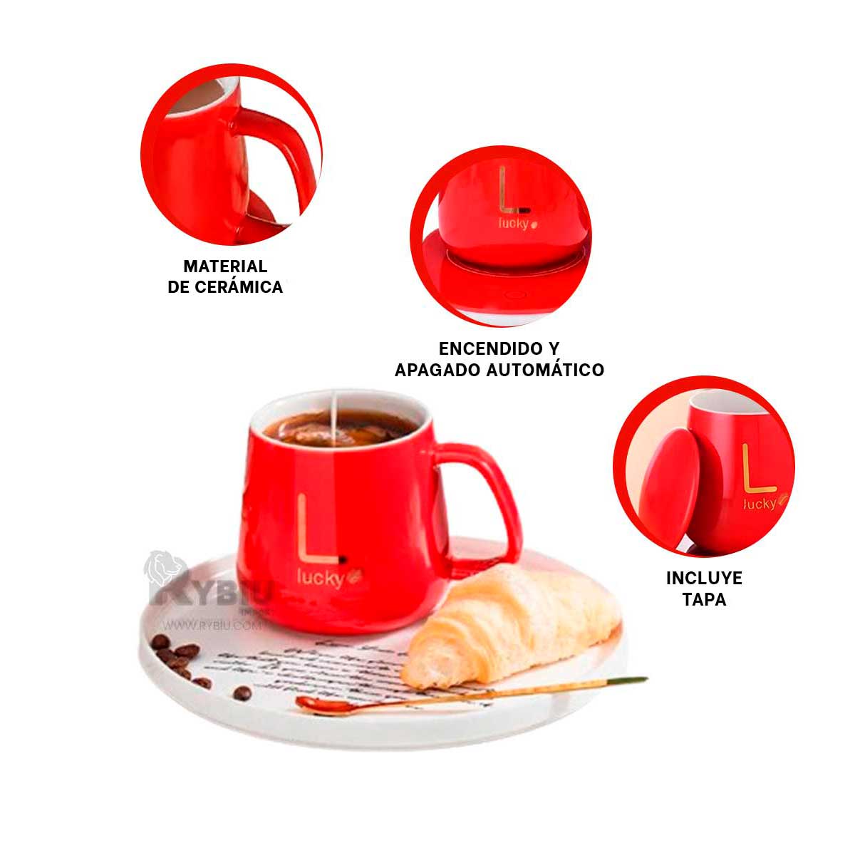 SET RYBIU CON RECIPIENTE ROJO + ENVOLTORIO REGALO - 3