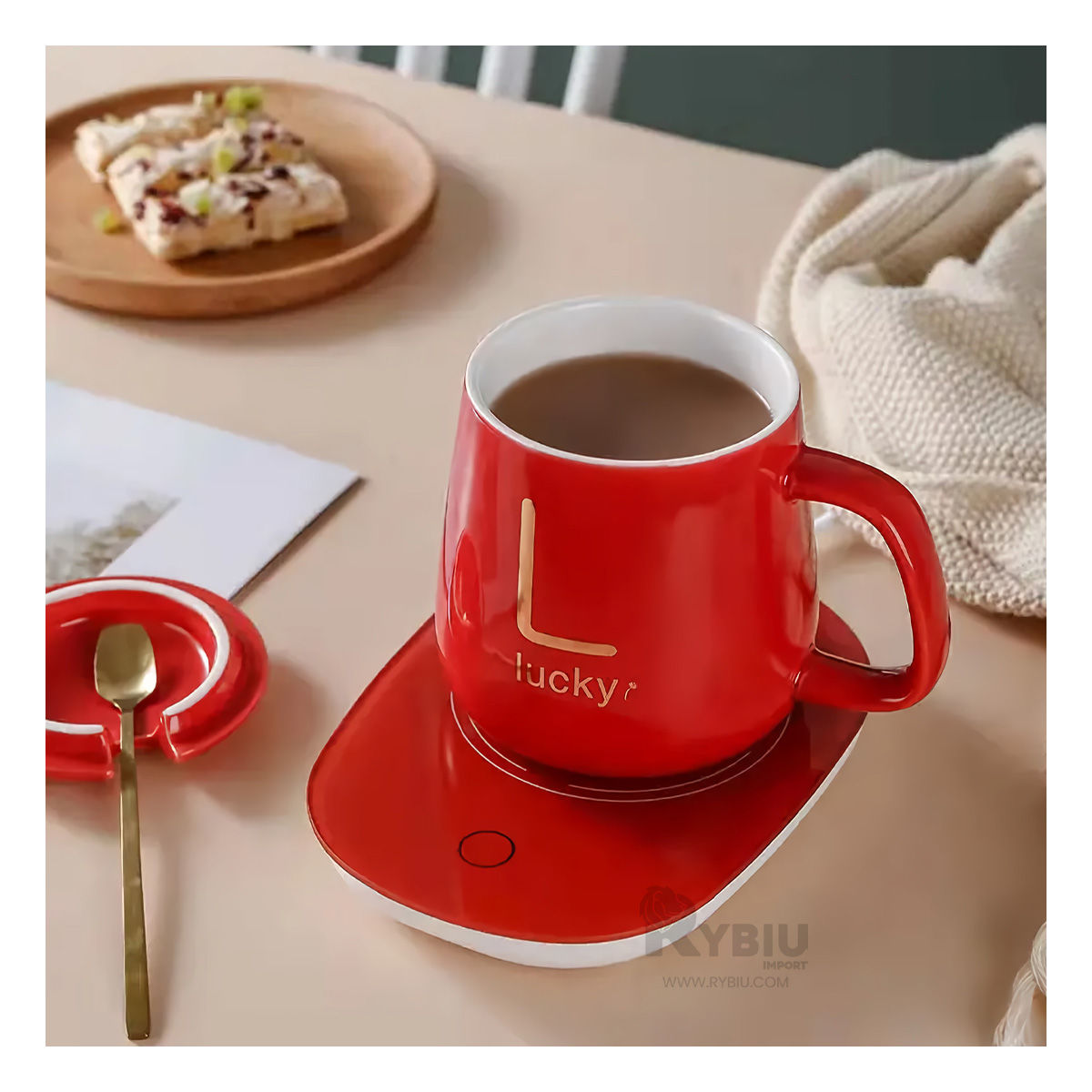 SET RYBIU BEBIDAS CALIENTES ROJO + GIFT MINIAGENDA - 4