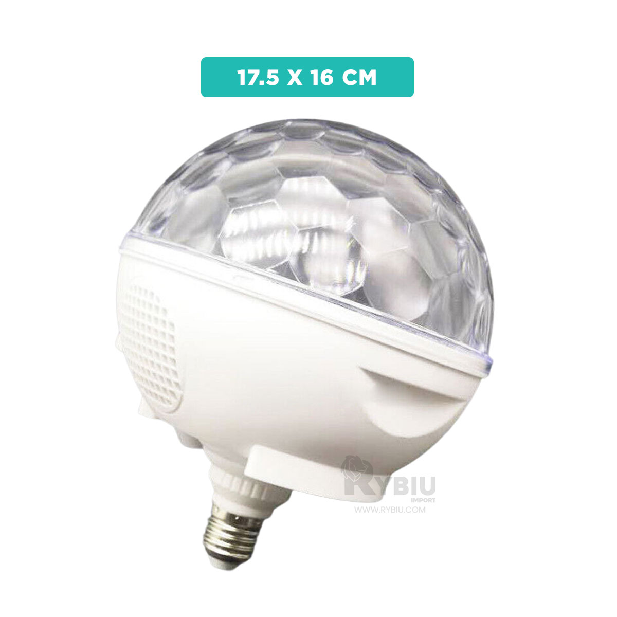 BOCINA BLUETOOTH RYBIU TE29441 EXTRAVAGANTE VERSATIL BLANCO + REGALO AGENDITA - 2