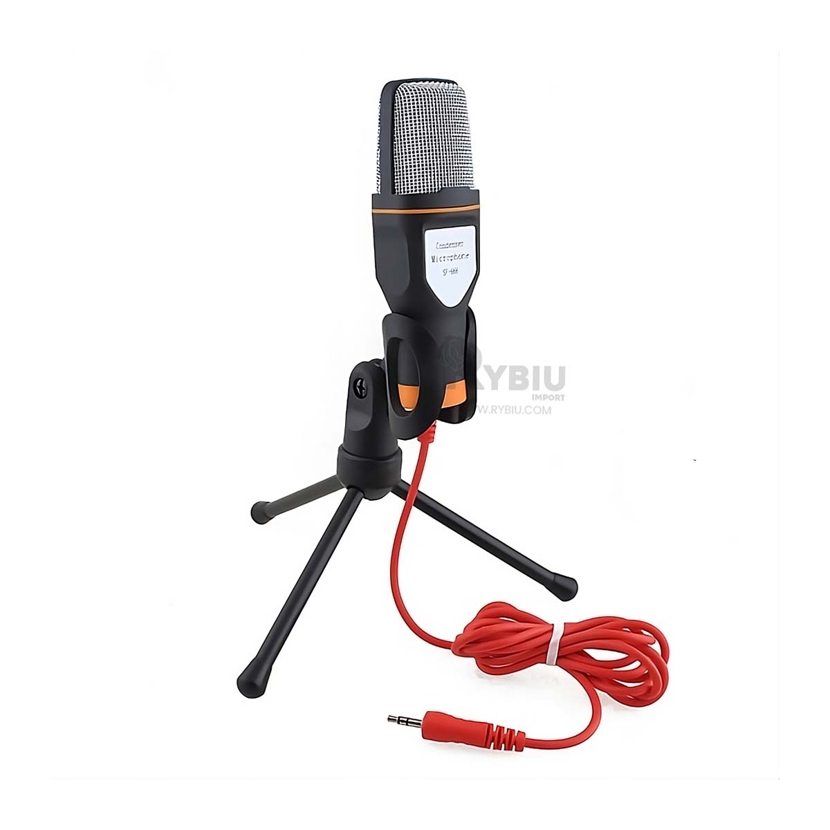MICRÓFONO RYBIU FACIL ACTIVAR NEGRO + REGALO LIGAS PEINAR - 2
