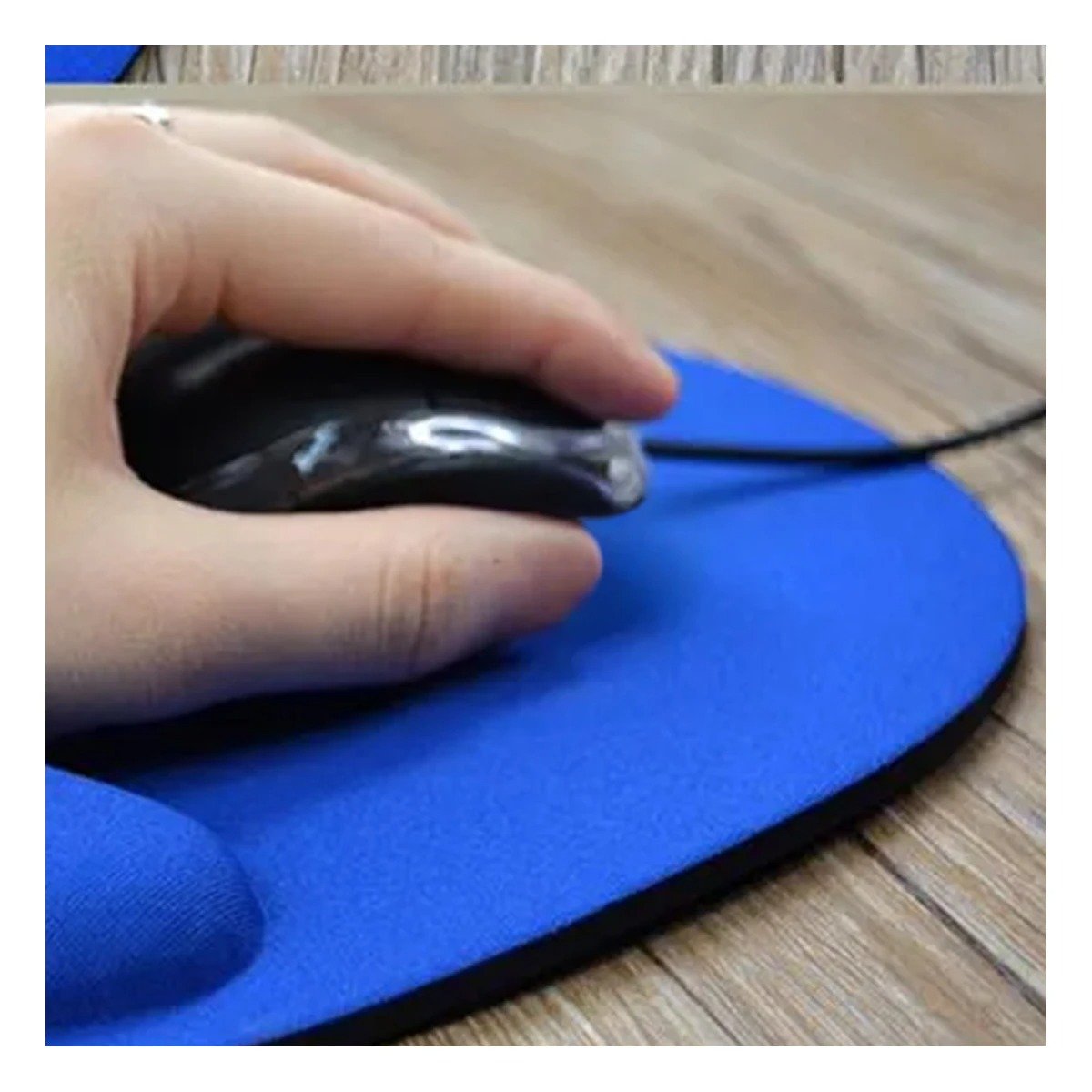 SUPERFICIE AZUL PEQUENA CON GEL Y SOPORTE PARA OFICINA Y+LIGAS REGALO - 2