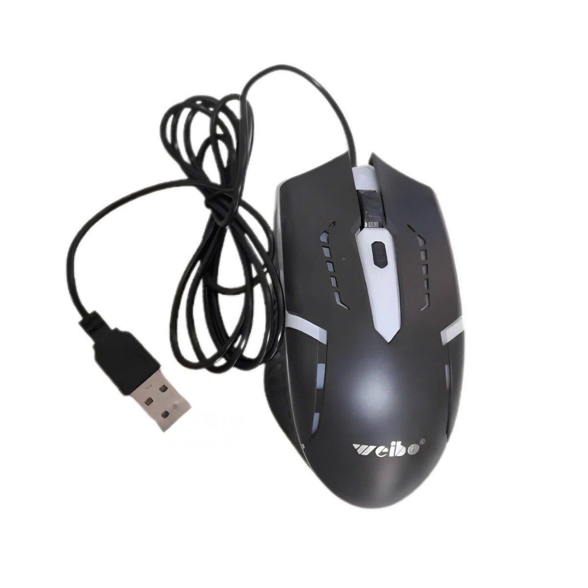 MOUSE RYBIU MULTIFUNCIONAL WEIBO EN NEGRO + REGALO STICKERS M-39 - 3