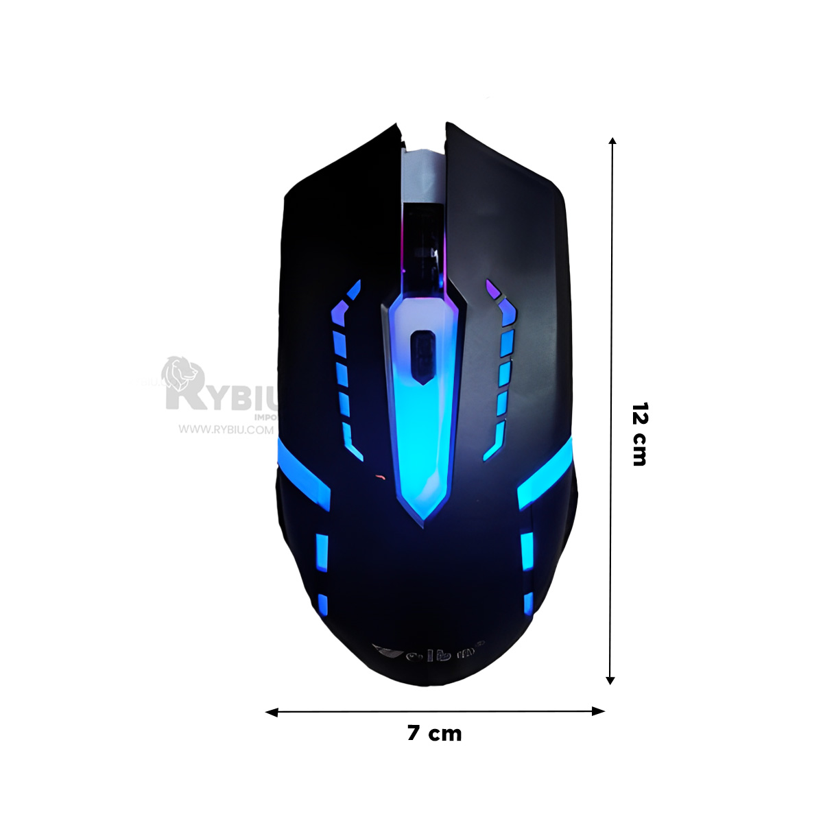 MOUSE RYBIU VERSÁTIL WEIBO COLOR NEGRO + PAPEL REGALO M-39 - 5