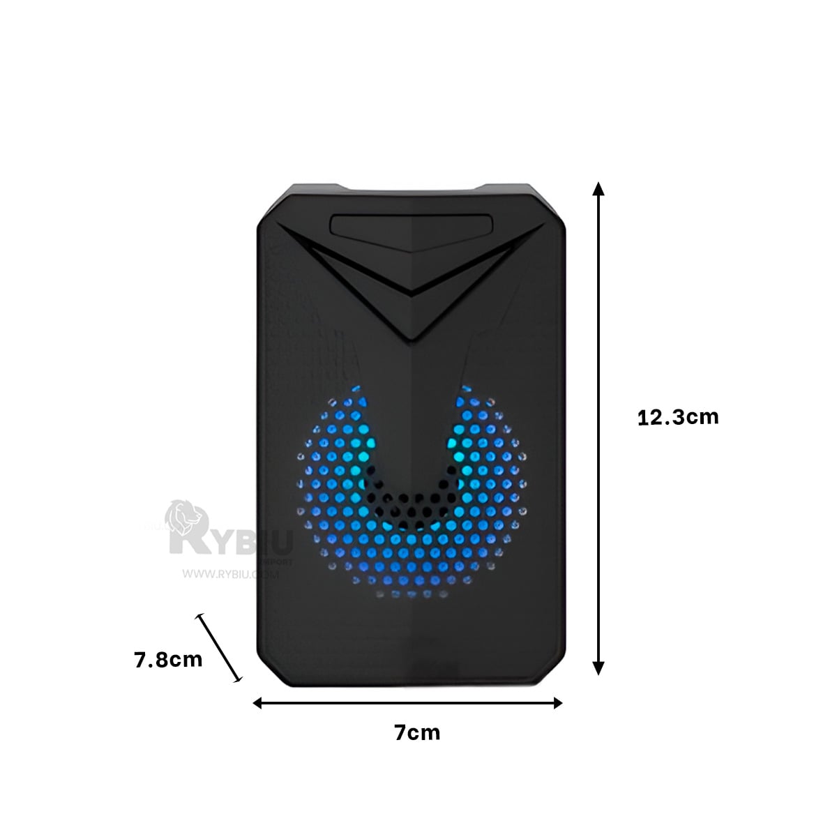 BOCINA UTIL AOAS E-005 NEGRO Y+REGALO LIGAS PARA PEINAR - 1