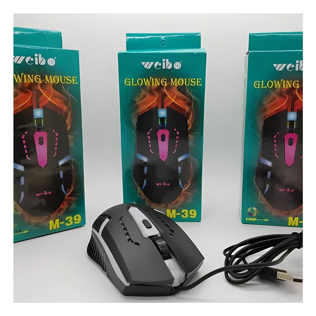 CURSOR RYBIU FUNCIONAL ORDENADOR NEGRO + LIGAS REGALO M-39 - 1