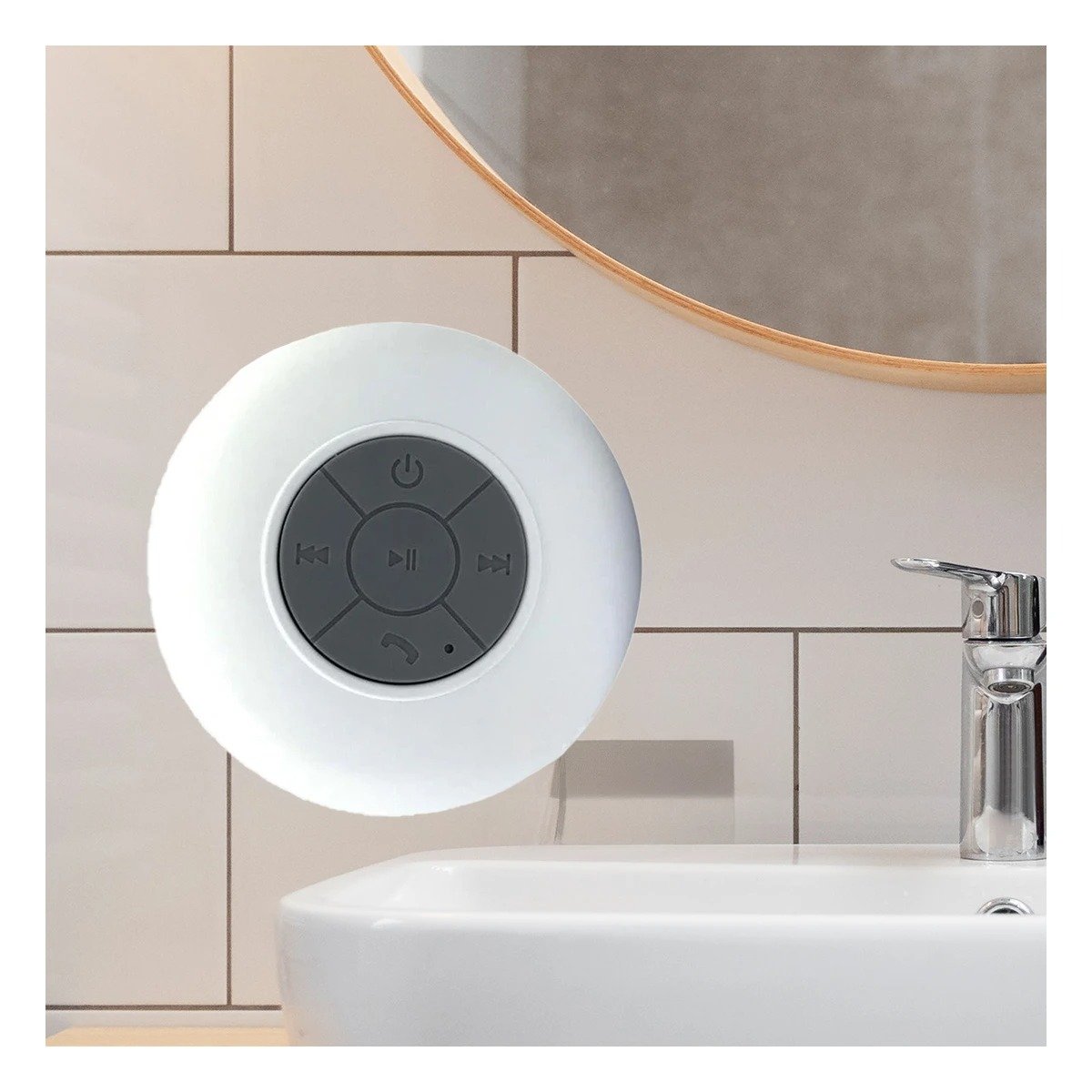 PARLANTES RYBIU TE31622 DISPOSITIVO SONIDO MODERNO EN BLANCO + POST-IT ADHESIVOS - 2