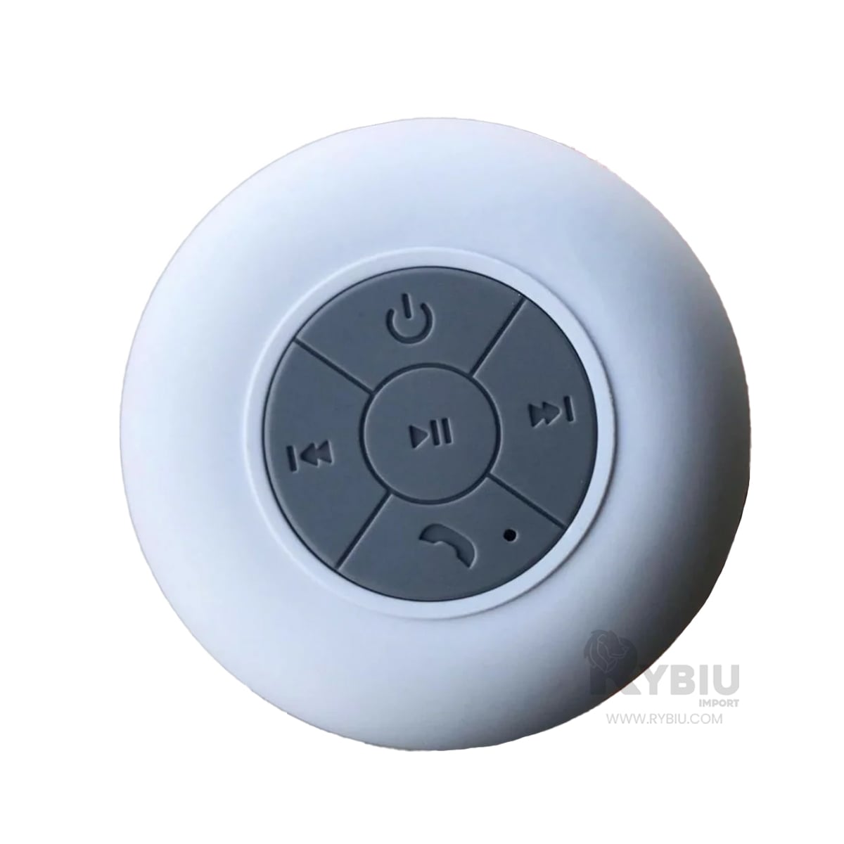 ALTAVOZ DE SILICONA RYBIU TE31622 ACUATICA EN BLANCO + GIFT STICKERS - 2