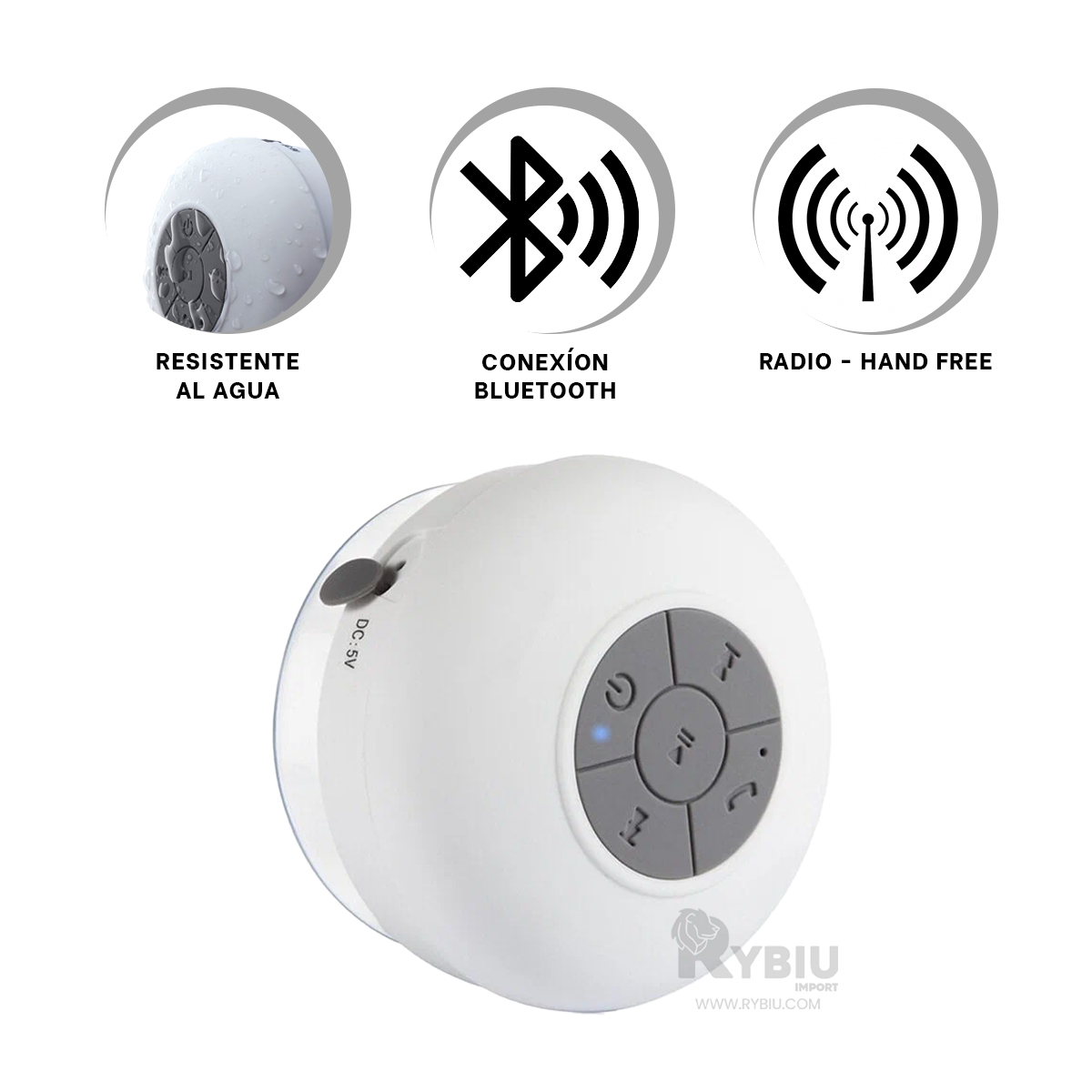 DISPOSITIVO RYBIU TE31622 TECNOLOGICO EN BLANCO + BANDERITAS ADHESIVAS - 1