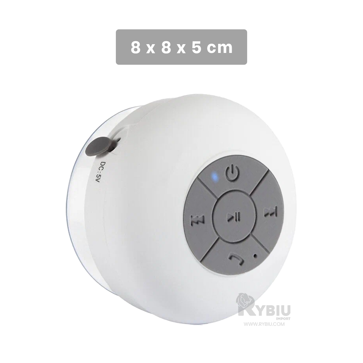 DISPOSITIVO DE MUSICA RYBIU TE31622 EN BLANCO + REGALO LIGAS PARA PEINAR - 1