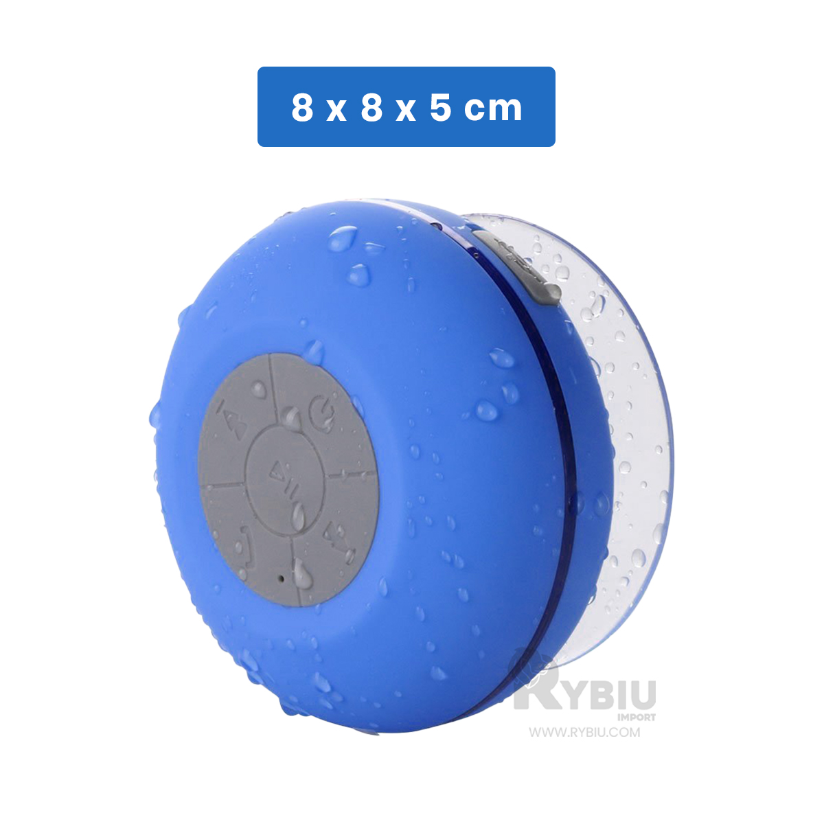 PARLANTE RYBIU COD.BTS06 RESISTENTE AL AGUA EN COLOR AZUL + REGALO AGENDITA - 5