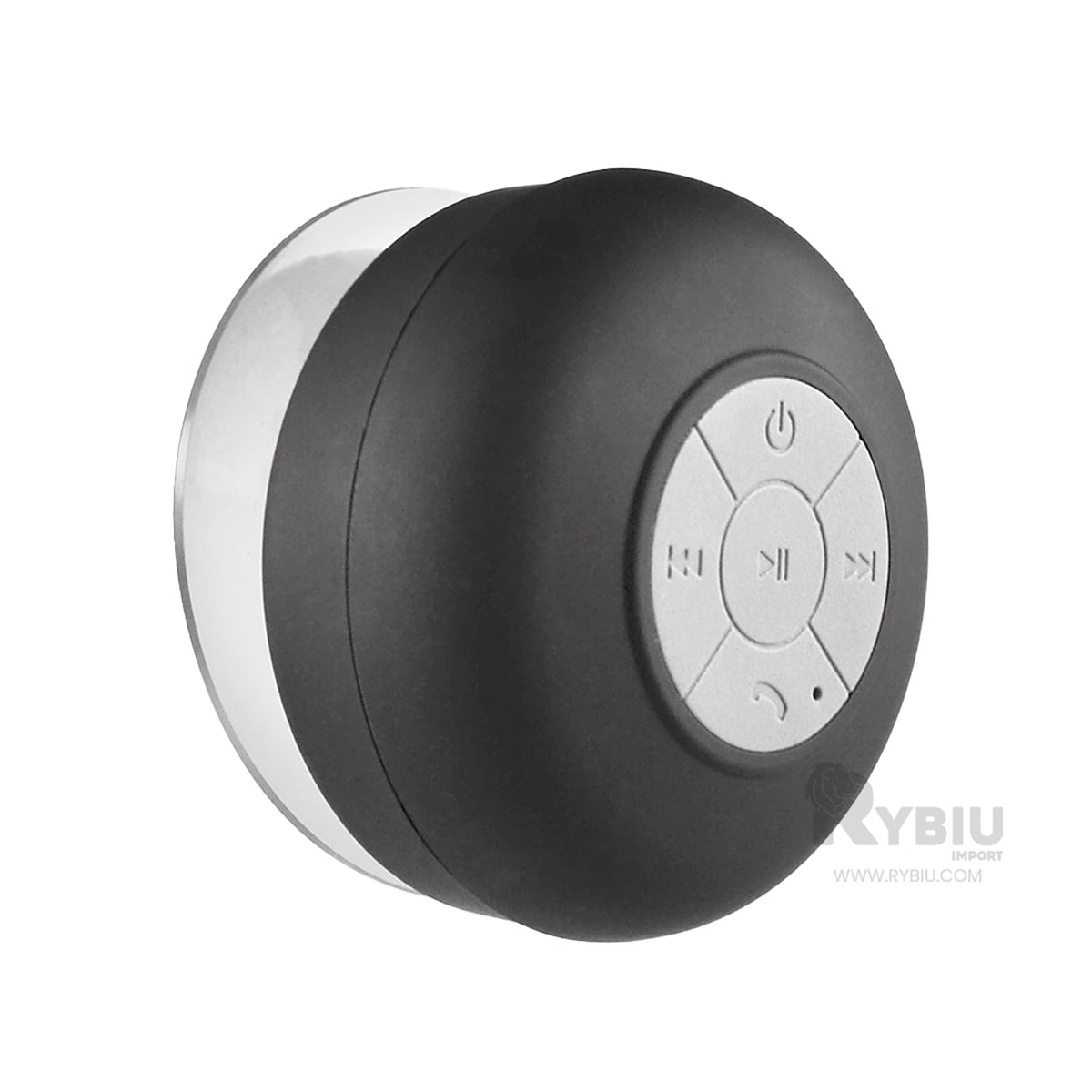 ALTAVOZ DE SILICONA ACUATICA EN NEGRO Y+GIFT STICKERS - 1