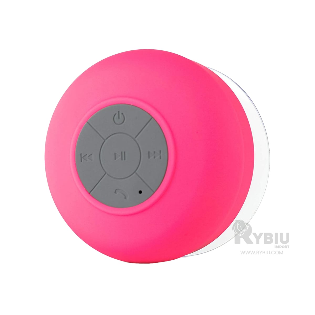 ALTAVOZ DE SILICONA ACUATICA EN ROSADO Y+GIFT STICKERS - 1