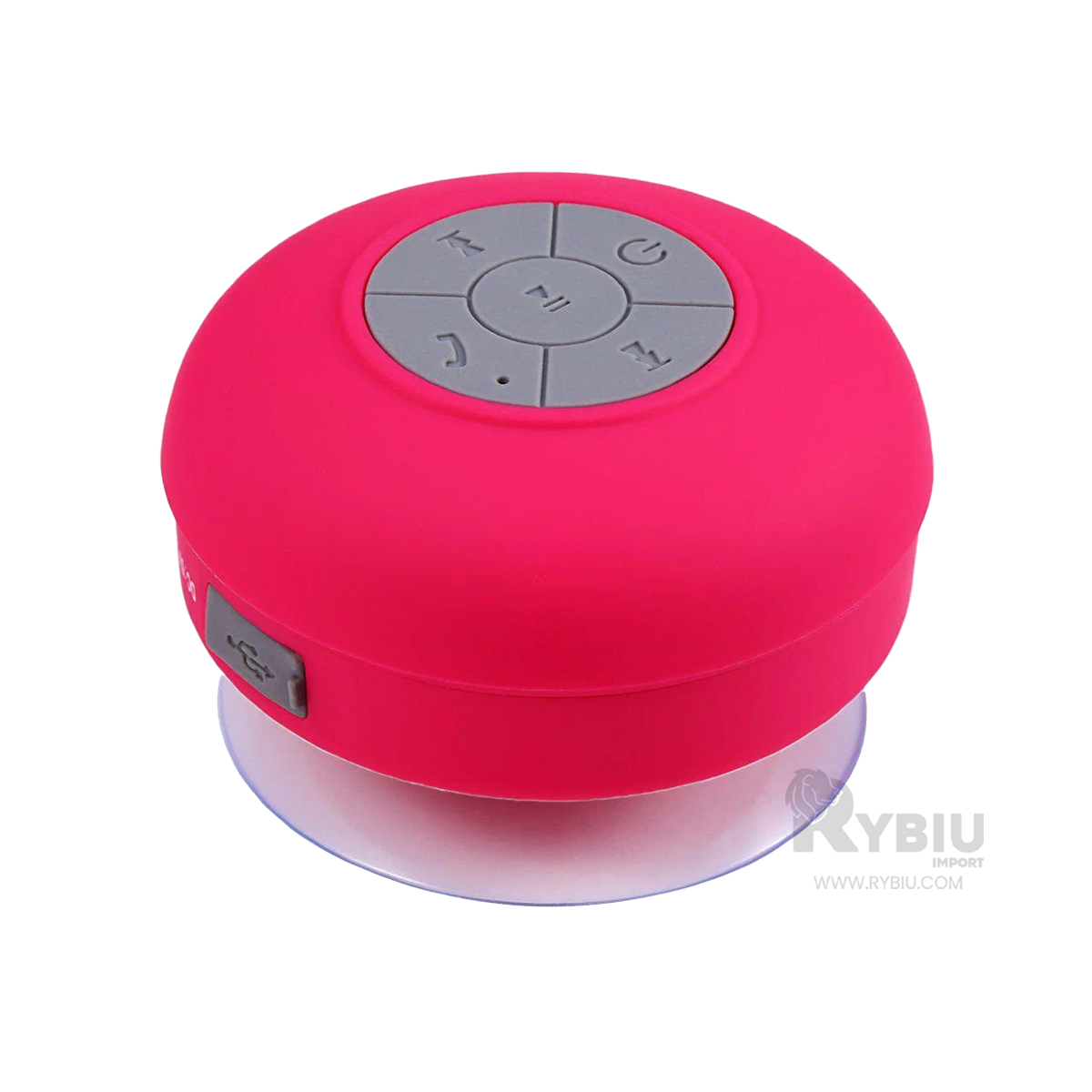 ALTAVOZ RESISTENTE AL AGUA DE COLOR ROSADO Y+REGALO AGENDITA - 1