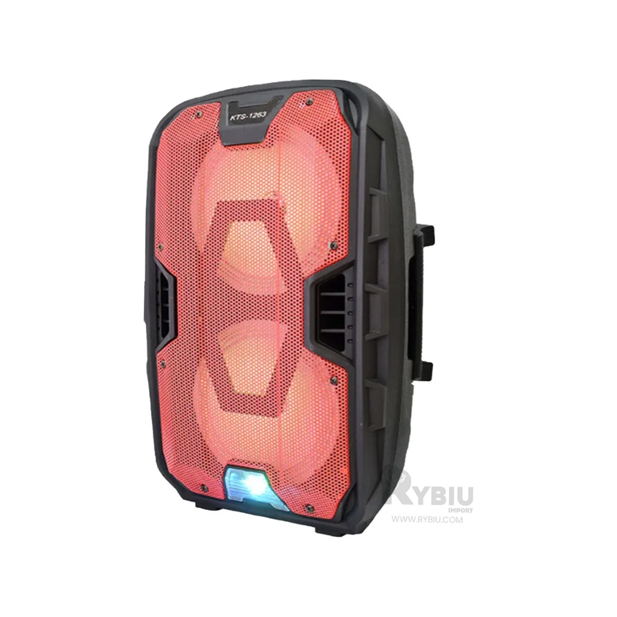 PARLANTE RYBIU KTS-1263 BLUETOOTH POTENCIA SONORA PARA CUARTO + PAPEL REGALO - 2