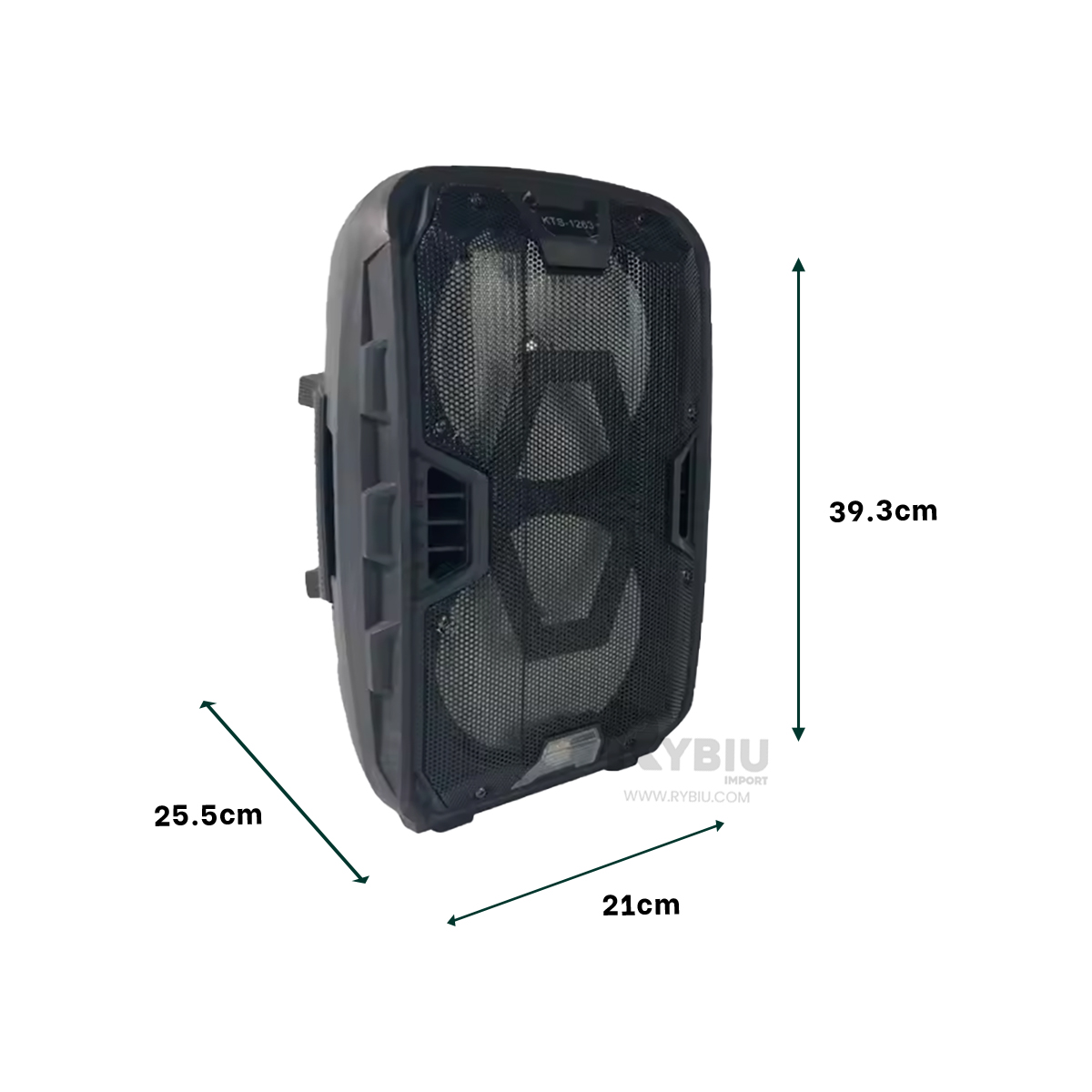 PARLANTE RYBIU KTS-1263 BLUETOOTH POTENCIA SONORA PARA CUARTO + PAPEL REGALO - 5