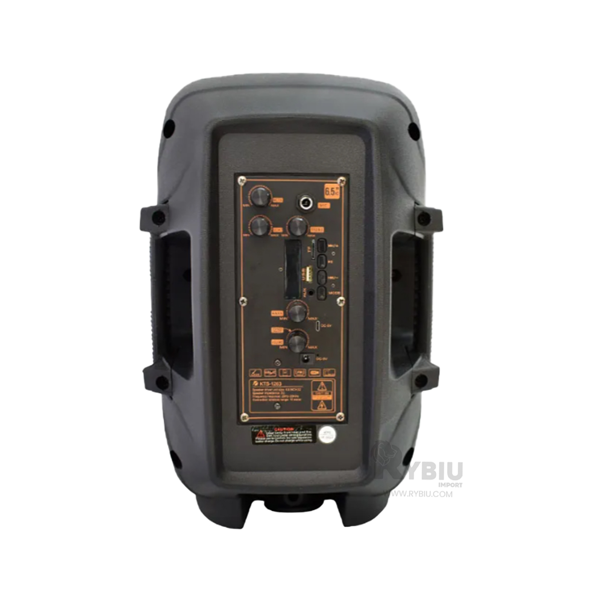 ALTAVOZ RYBIU KTS-1263 BLUETOOTH KTS PARA AUDIO POTENTE FAMILY + BANDERITAS ADHESIVAS - 3