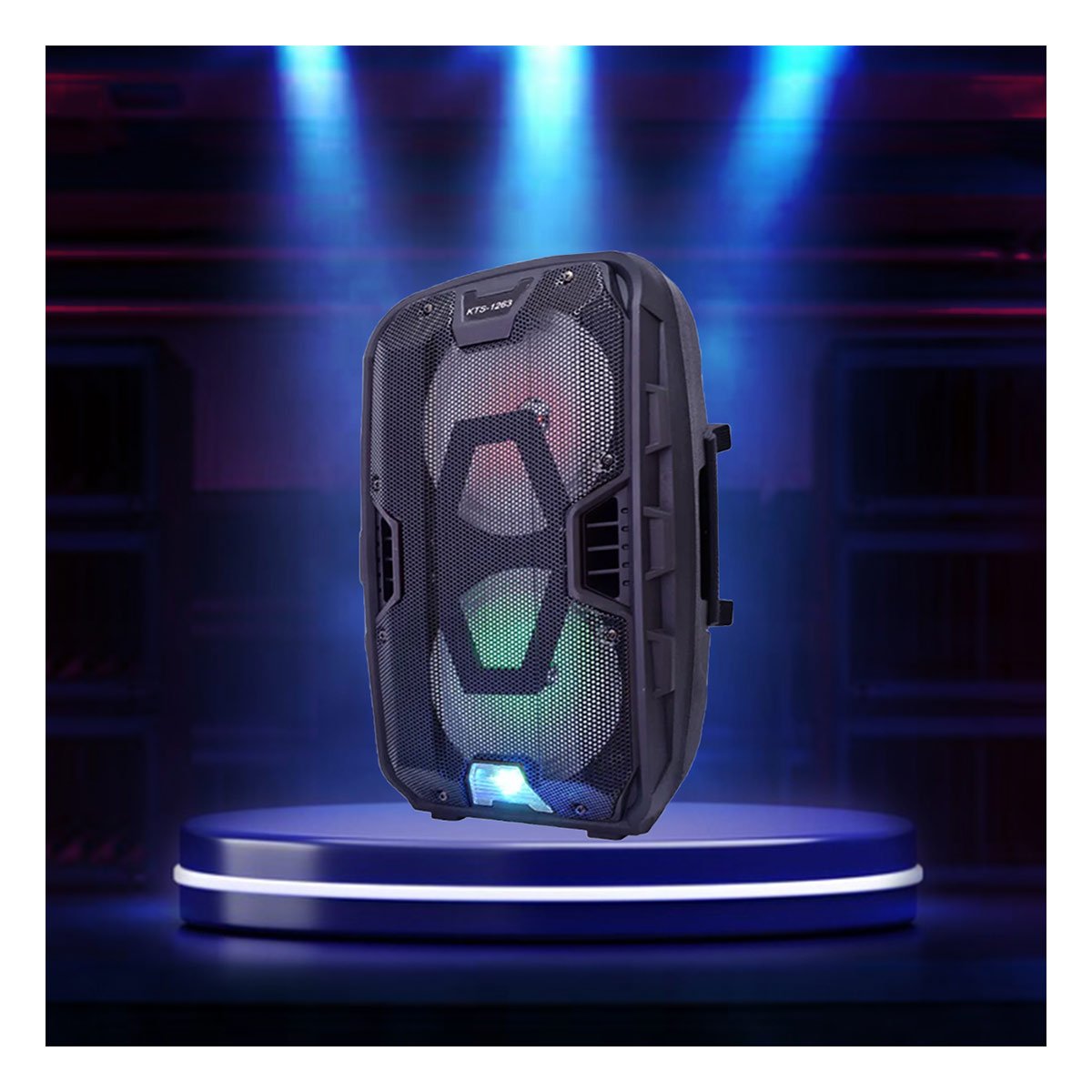 ALTAVOZ CON BUEN SONIDO RYBIU KTS-1263 BLUETOOTH KTS PARA CASA + LIGAS REGALO - 4
