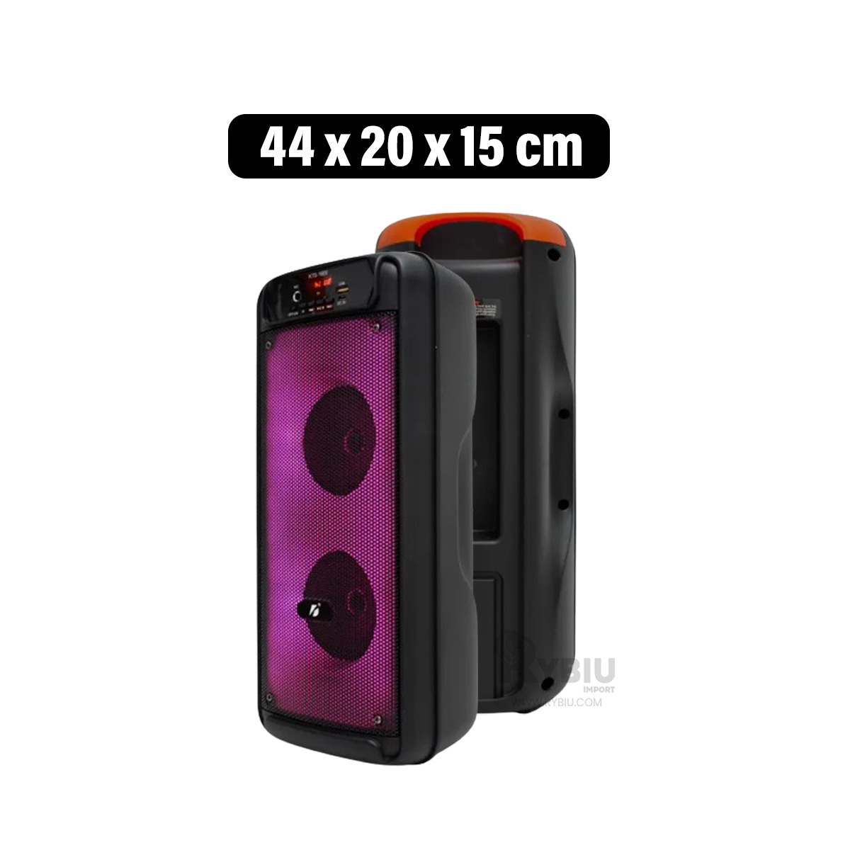 ALTAVOZ RYBIU KTS-1600 BLUETOOTH KTS PARA AUDIO POTENTE FAMILY + BANDERITAS ADHESIVAS - 5