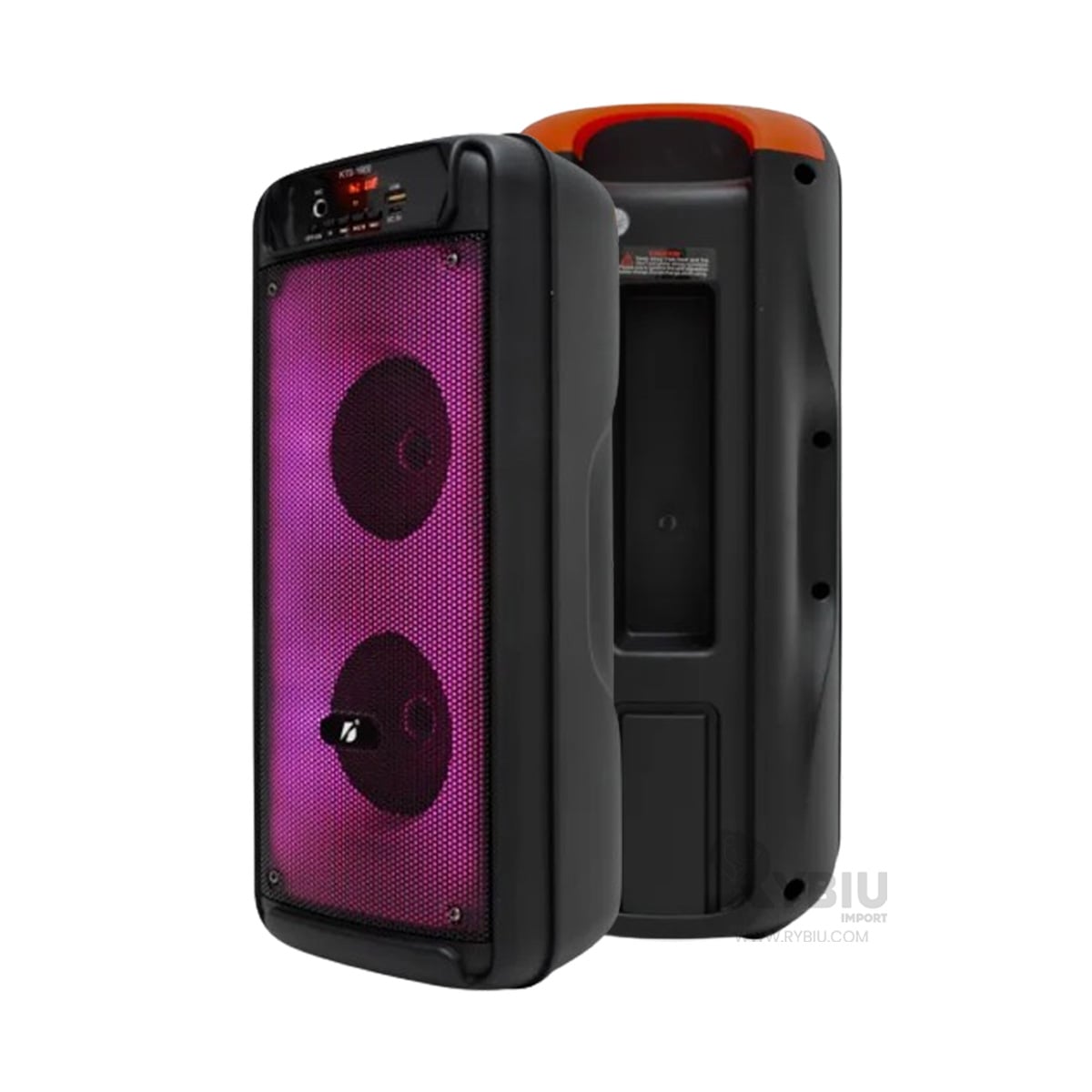 PARLANTE RYBIU KTS-1600 BLUETOOTH POTENCIA SONORA PARA CUARTO + PAPEL REGALO - 2