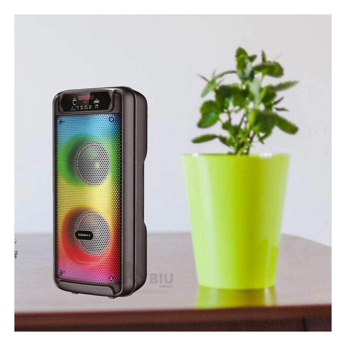 PARLANTE RYBIU KTS-1600 BLUETOOTH POTENCIA SONORA PARA CUARTO + PAPEL REGALO - 3