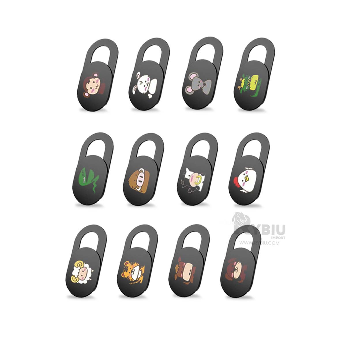 FORRO PEQUEÑO CÁMARA ESPIONAJE NEGRO + GIFT STICKERS - 1