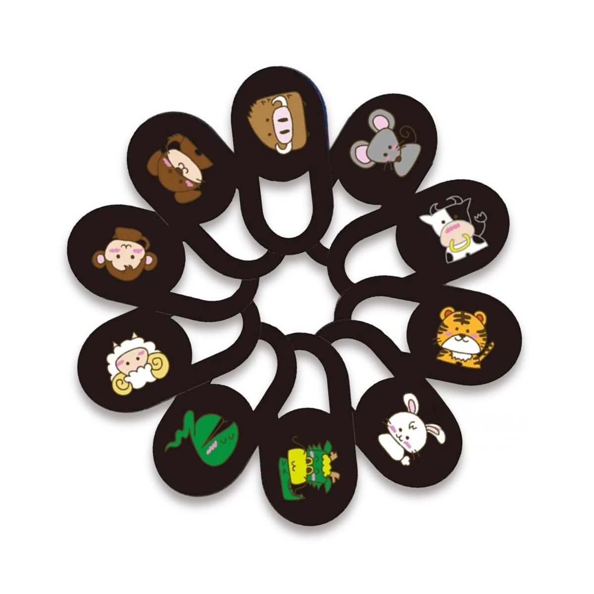 PROTECTOR MODERNO CÁMARA ESPIA NEGRO + REGALO STICKERS - 3