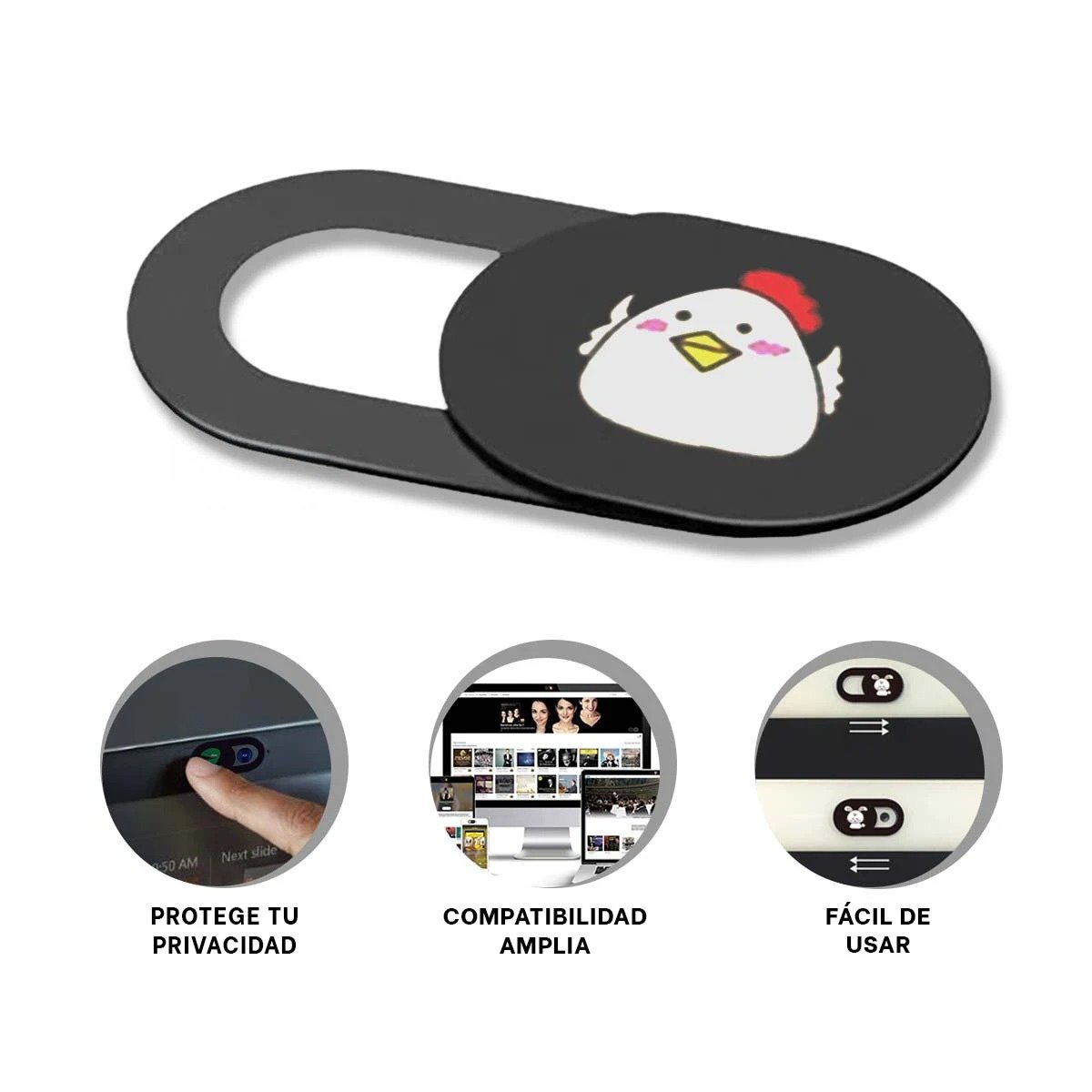 FUNDA PERFECTA CÁMARAS ENTONO NEGRO + LIGAS REGALO - 3
