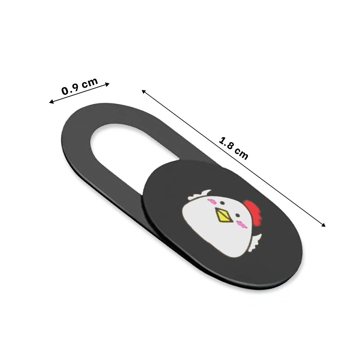 PROTECTOR CÁMARA ESPIONAJE PLASTICO COLOR NEGRO - 1