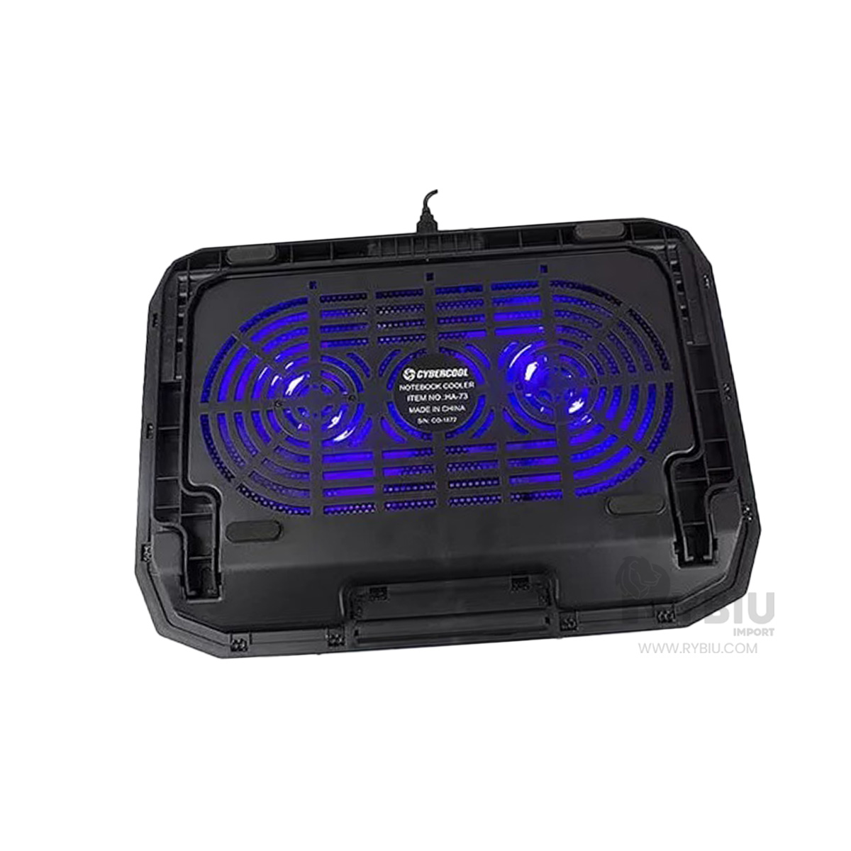 SOPORTE RYBIU REFRIGERANTE HA73 TONO NEGRO + REGALO STICKERS - 2
