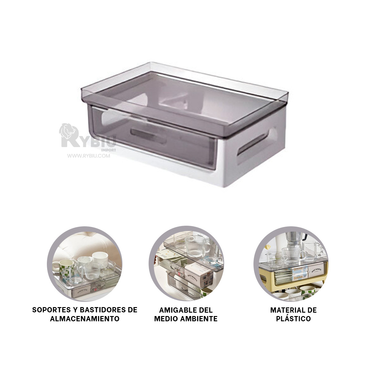 ESTANTE RYBIU 6159 BLANCO VASOS 39.5X27X23.5 + GIFT MINIAGENDA - 3