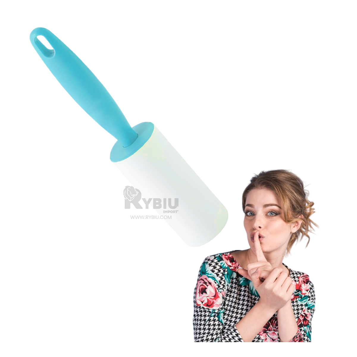 QUITAPELUSAS RYBIU HO30018 PORTATIL ROPA CELESTE + REGALO AGENDITA - 4
