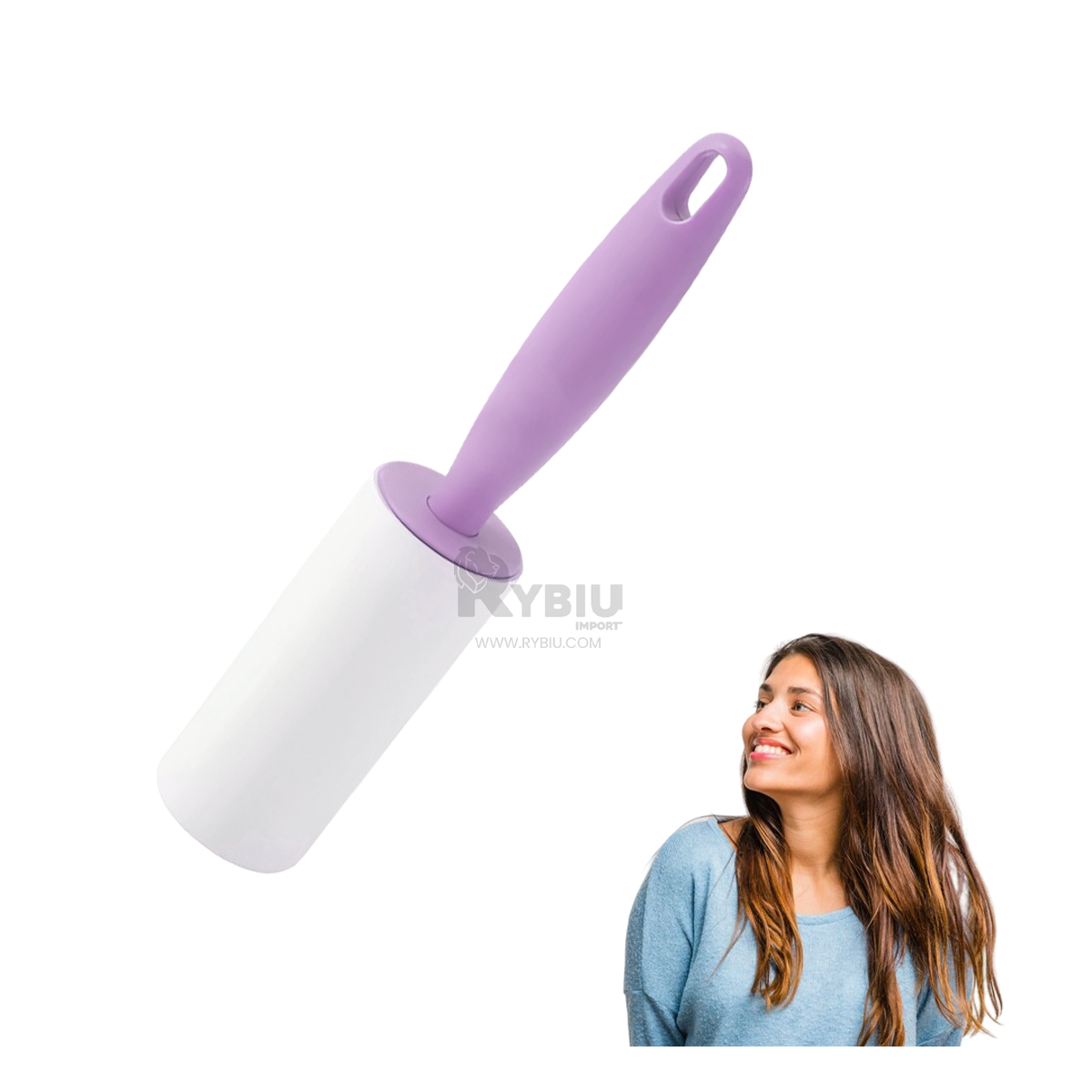 CEPILLO RYBIU HO30020 DURADERO TONO LILA + ENVOLTORIO REGALO - 4