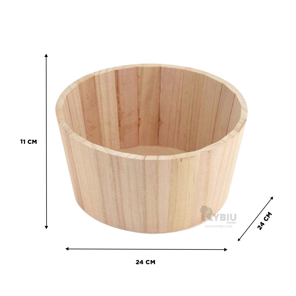 SET BALDE RYBIU HO32317 MADERA CLARA MULTIUSOS + ENVOLTORIO REGALO - 5