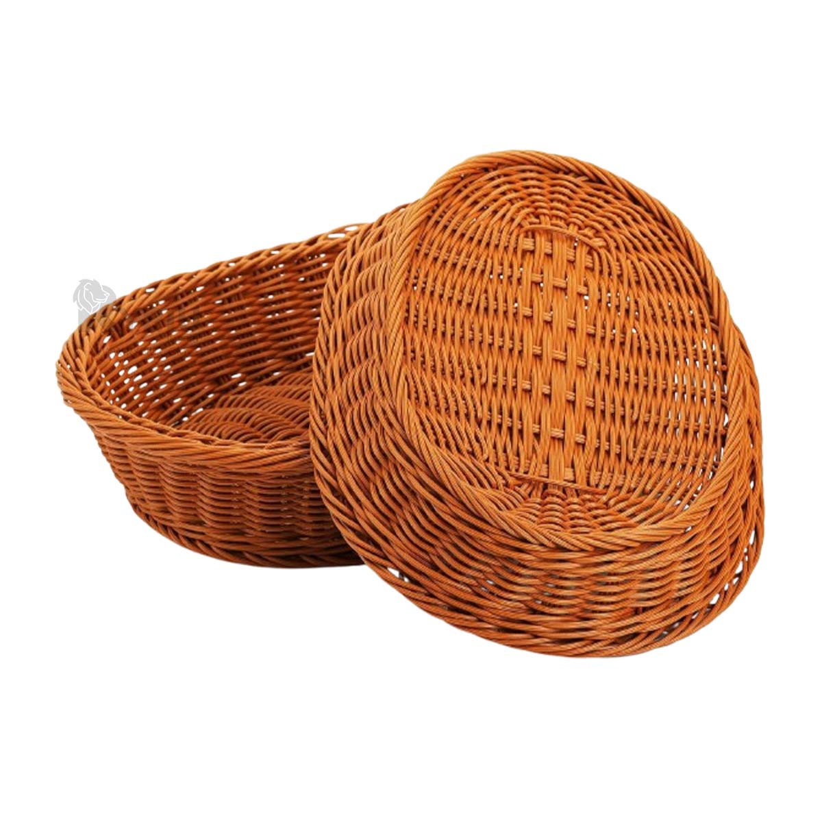 SET CANASTA RYBIU HO32325 MARRON FUNCIONAL MEDIDA 40X30X7 + GIFT MINIAGENDA - 4