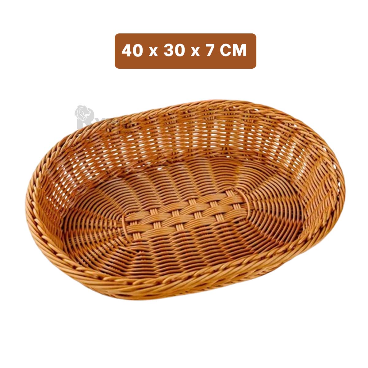 SET CANASTA RYBIU HO32325 MARRON FUNCIONAL MEDIDA 40X30X7 + GIFT MINIAGENDA - 5