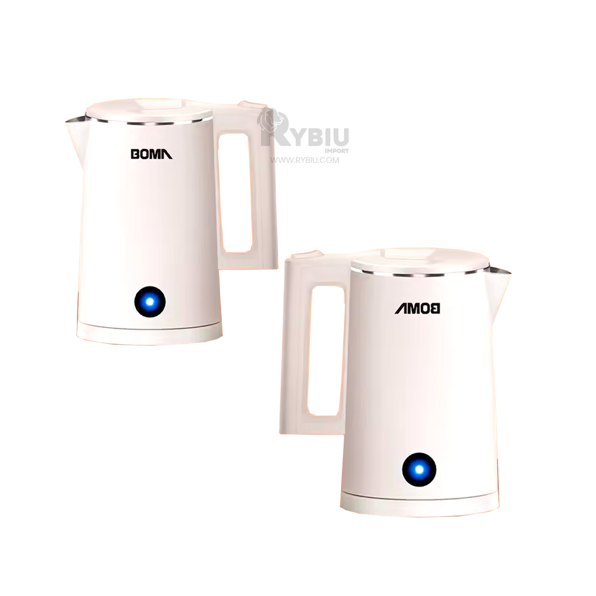 JARRA PORTATIL RYBIU BM-150A18 1800ML EN COLOR BLANCO + REGALO AGENDITA - 2