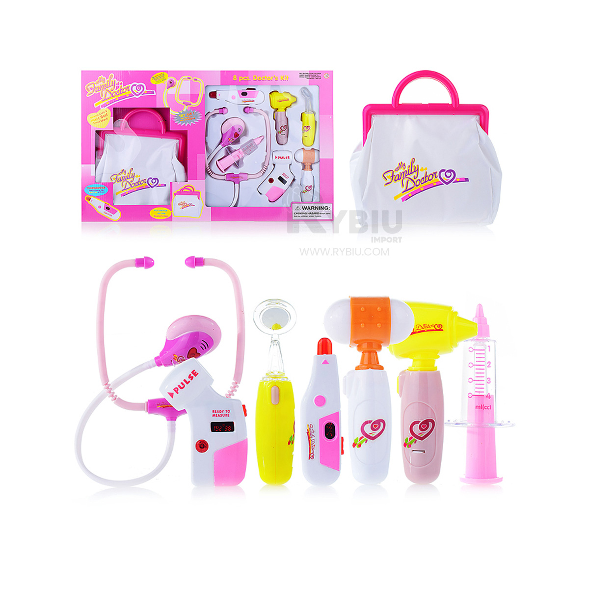 KIT PRACTICOS PARA CHICAS EN COLOR ROSADO Y+REGALO STICKERS - 3