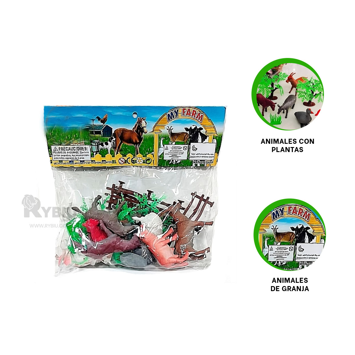 ANIMALES EN BOLSA EN TONO MULTICOLOR Y+REGALO AGENDITA - 2