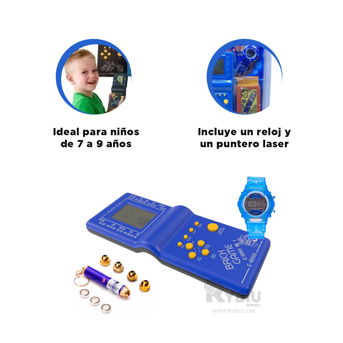 JUEGO MODERNO CON LASER EN AZUL Y+REGALO AGENDITA - 2