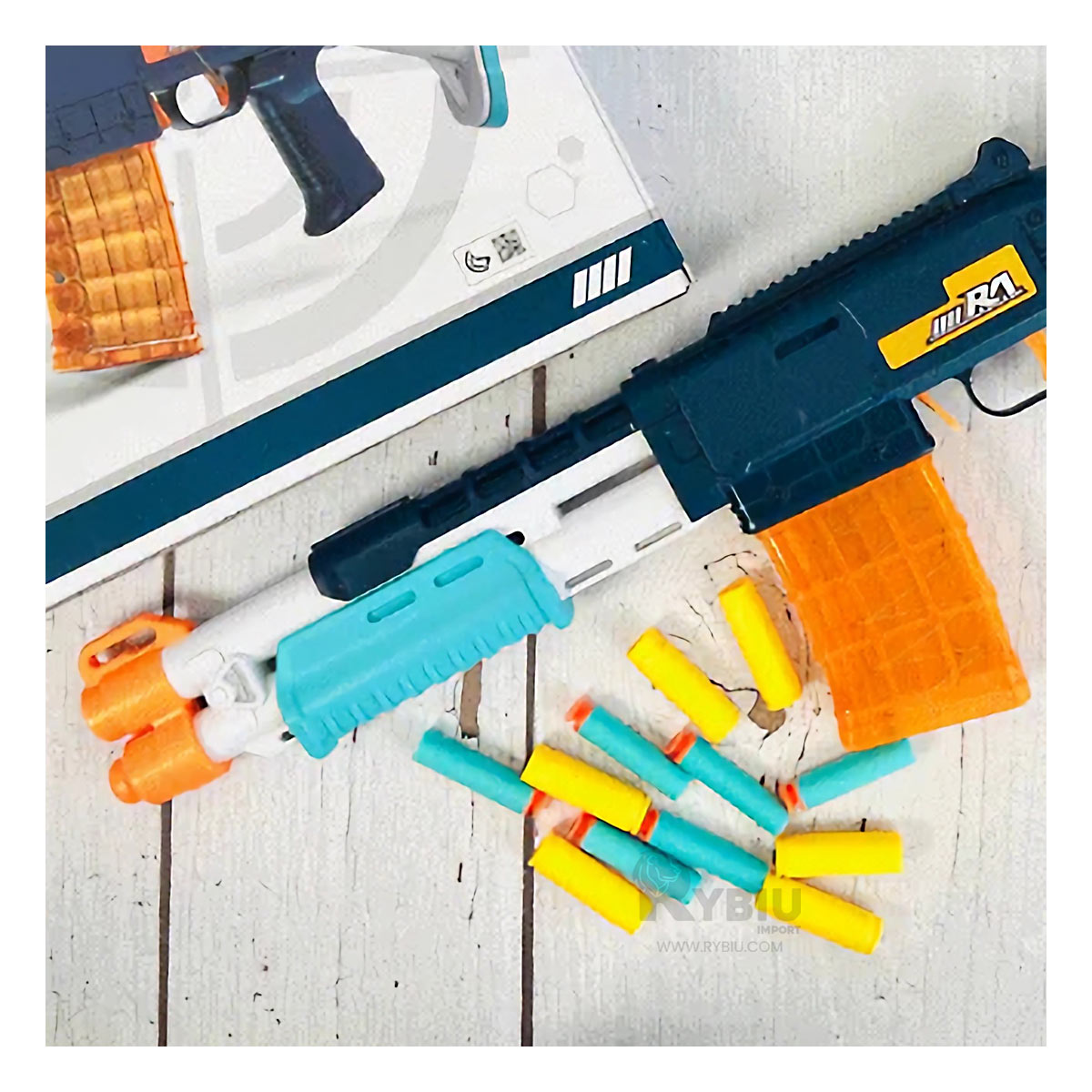 PISTOLA DE JUGUETE CON DARDOS MULTICOLOR Y+POST-IT ADHESIVOS - 4