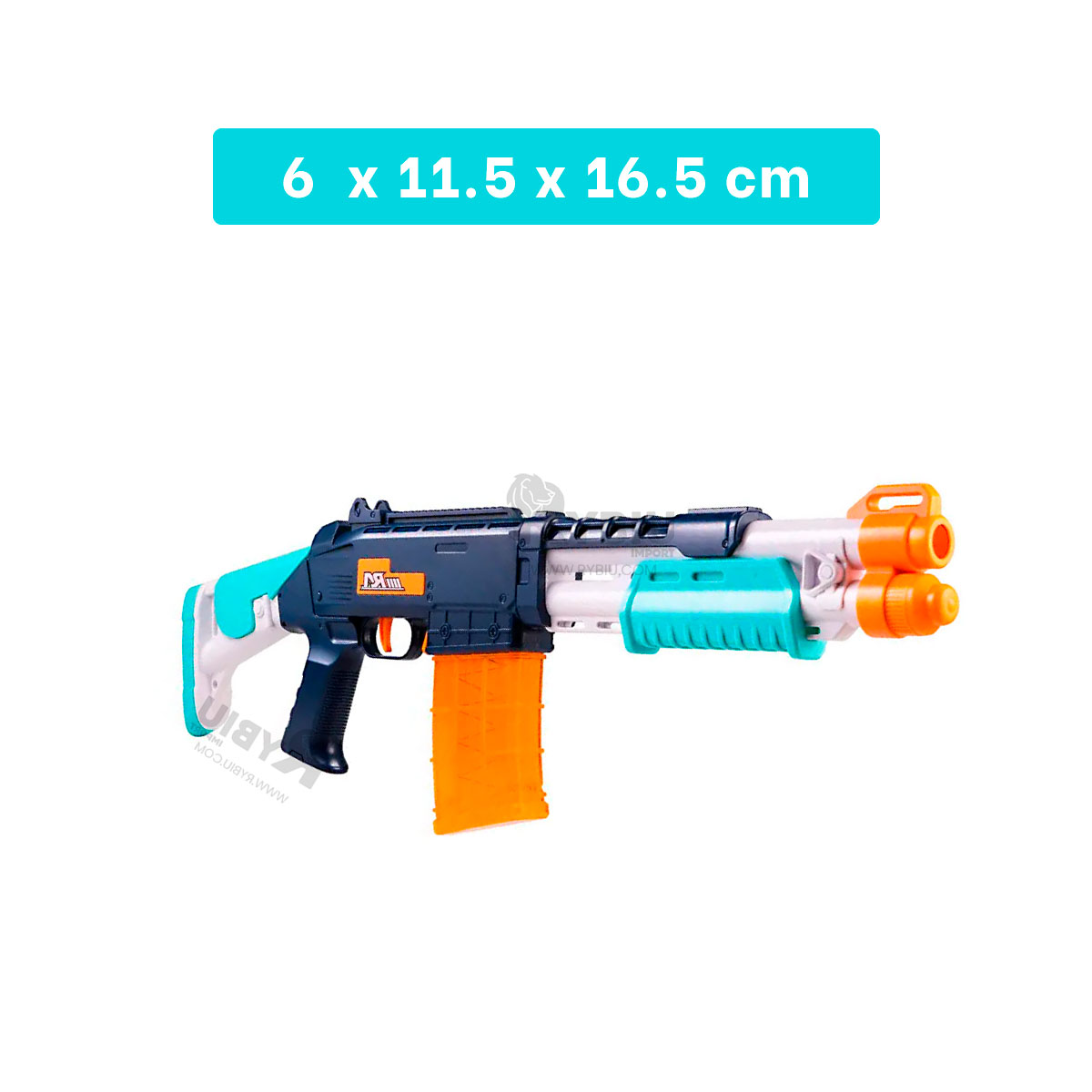 PISTOLA DE JUGUETE CON DARDOS MULTICOLOR Y+POST-IT ADHESIVOS - 5