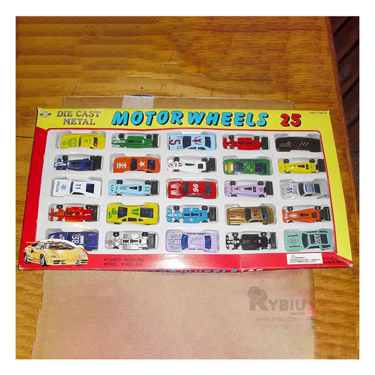 SET DE CARROS DE MOTOR EN MULTICOLOR Y+GIFT STICKERS - 1