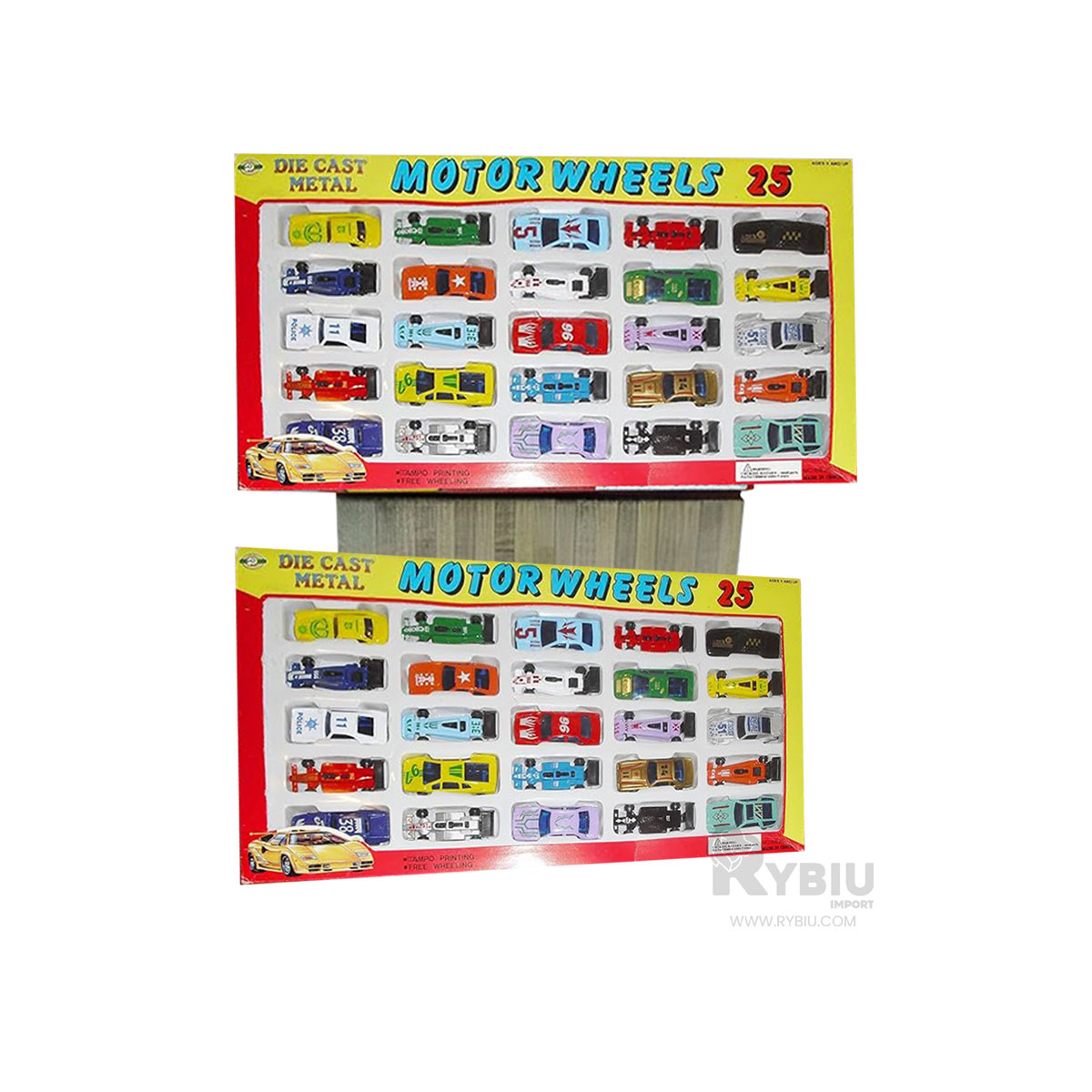 SET DE CARROS DE MOTOR EN MULTICOLOR Y+GIFT STICKERS - 3