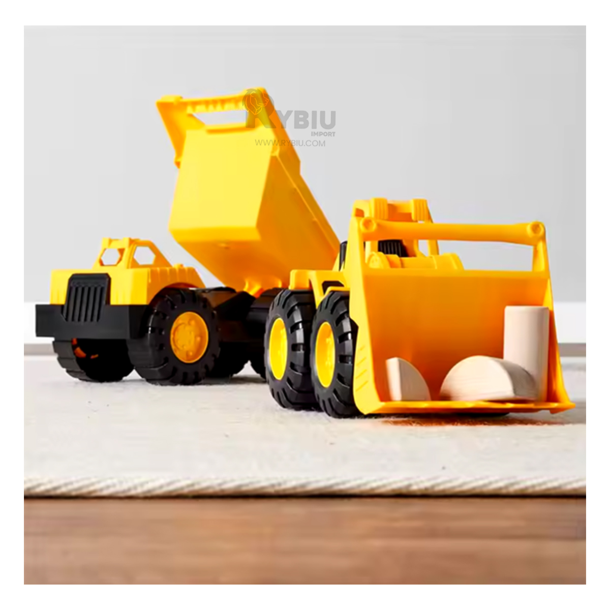 KIT INFANTIL DE CARRITOS EN AMARILLO Y+LIGAS DE REGALO - 4