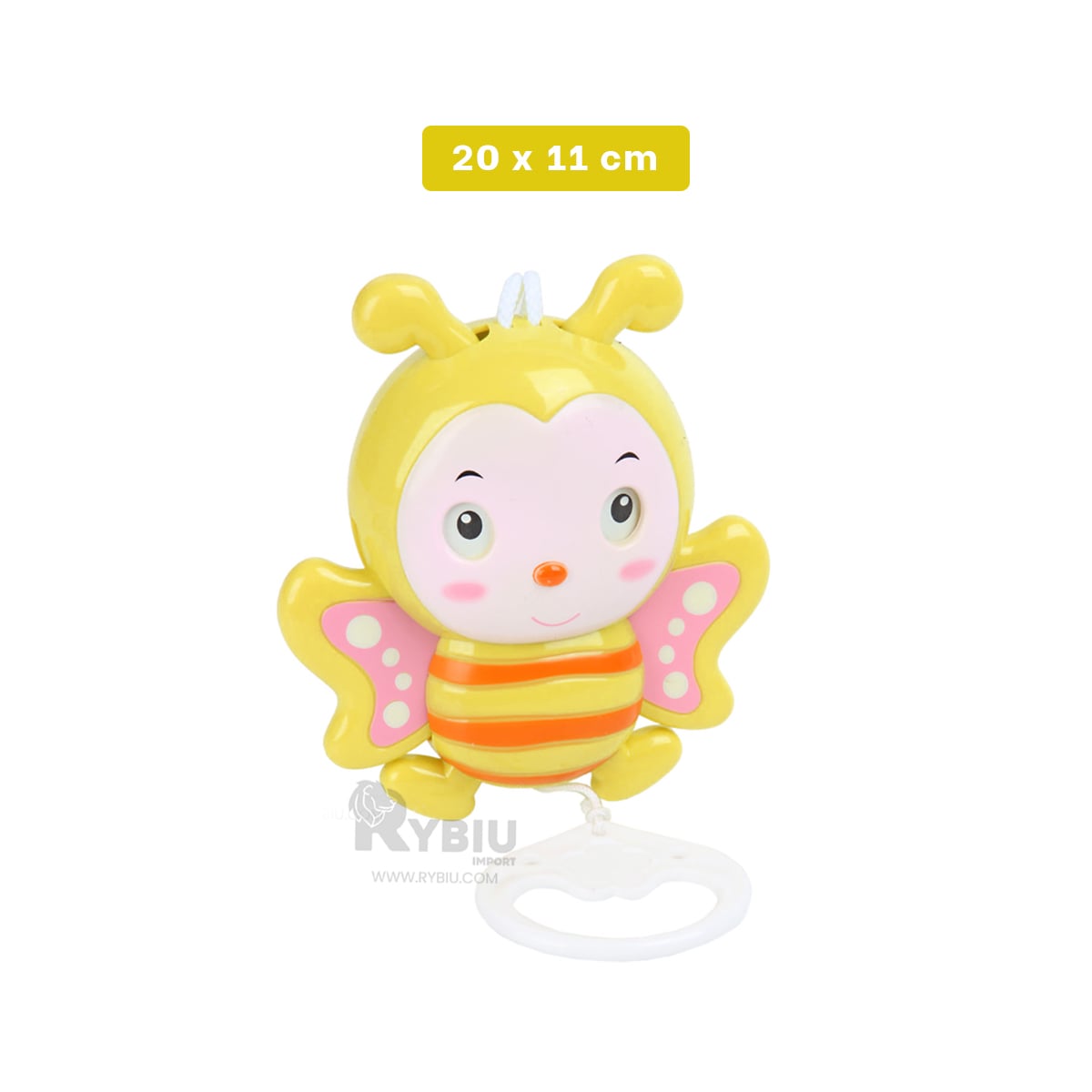 SONAJERO RYBIU JU29517 AMARILLO MELODIA DIVERTIDO + REGALO STICKERS - 4