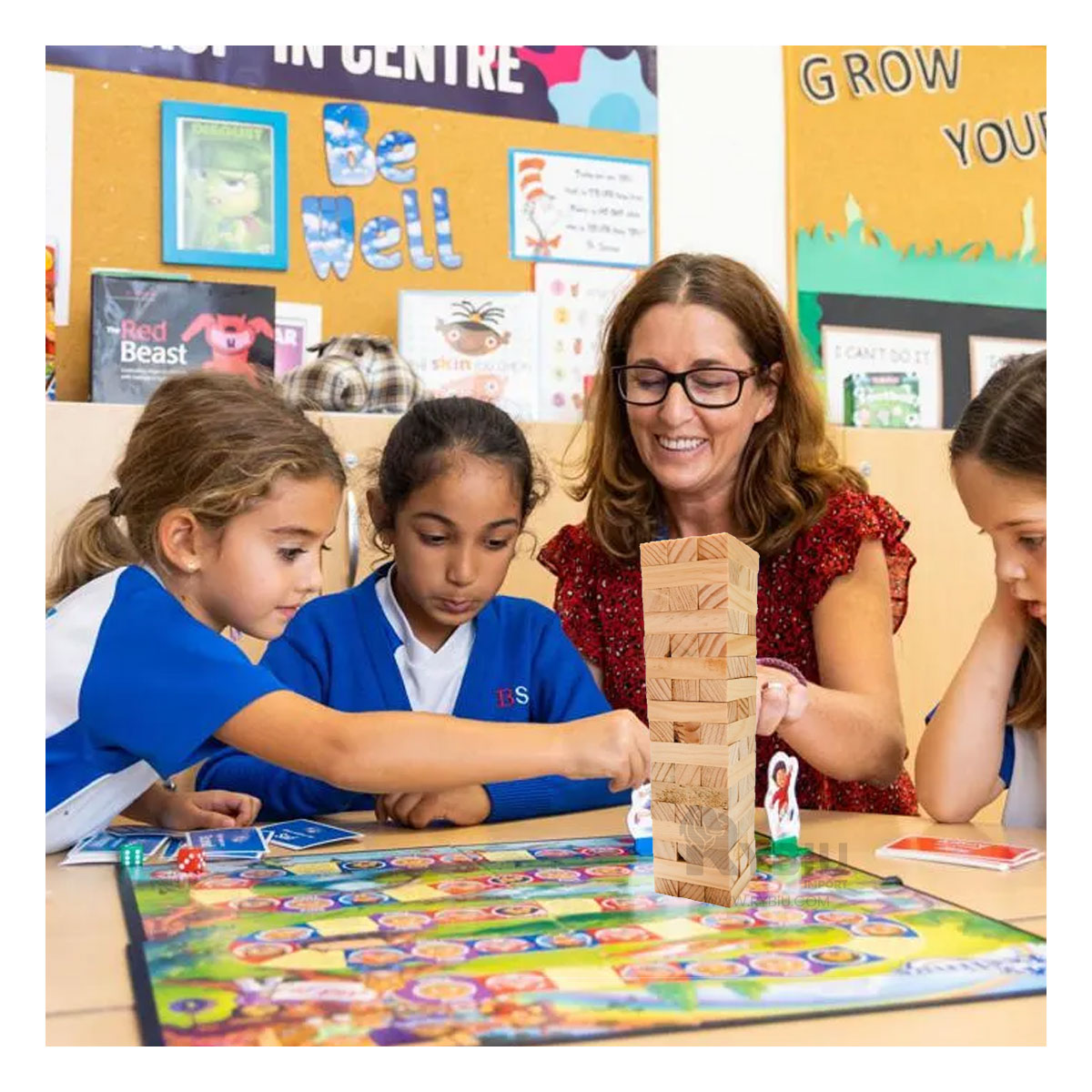 TORRE PARA MAS DE DOS JUGADORES DE MADERA Y+REGALO AGENDITA - 1