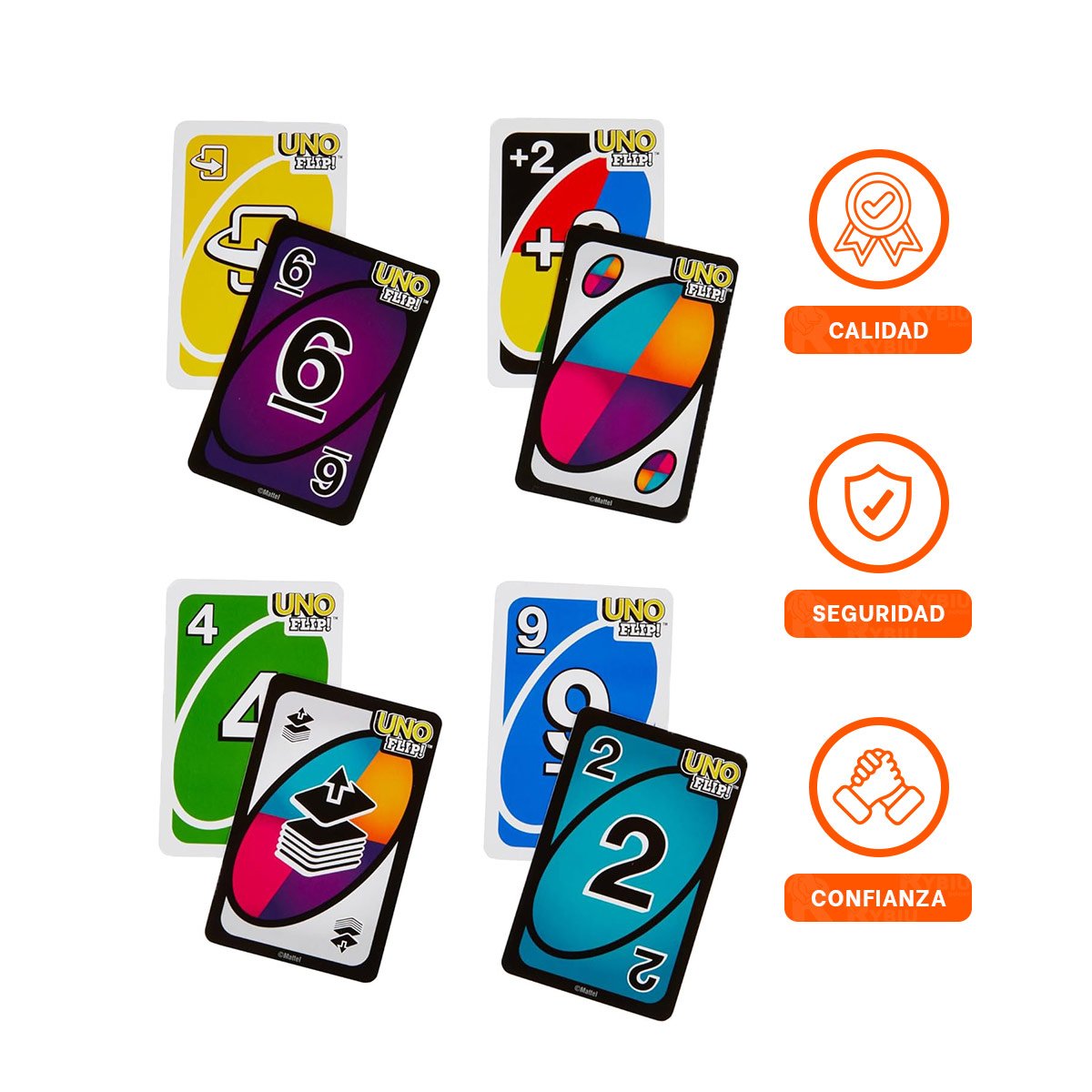 SOLUCION CON CARTAS REVERSIBLES PARA MESA FAMILIAR COMPACTO PORTATIL HOGAR Y+LIGAS REGALO - 3