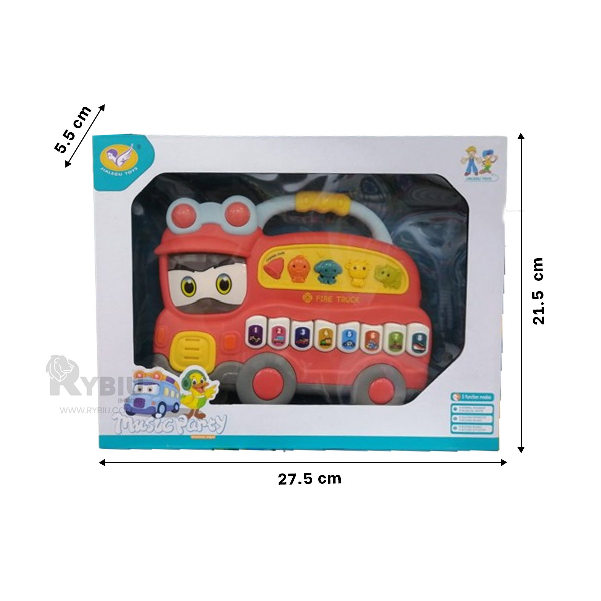 TECLADO INFANTIL EN ROJO Y+REGALO LIGAS PARA PEINAR - 2