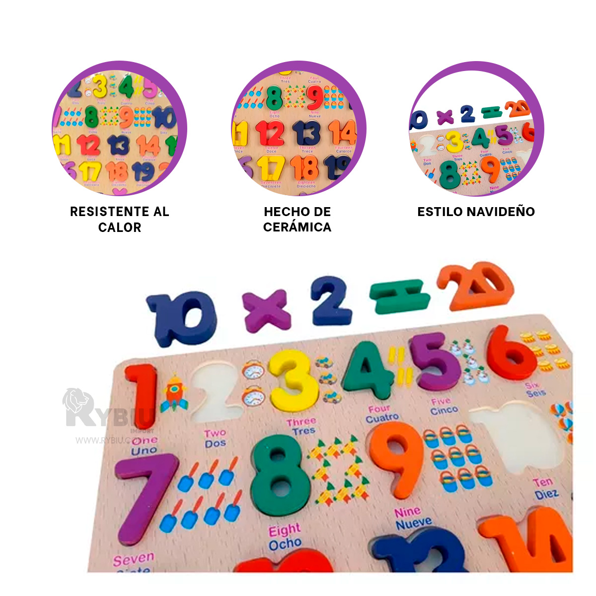 NUMEROS BUENOS PARA EL APRENDIZAJE DE NIÑOS Y+GIFT STICKERS - 3
